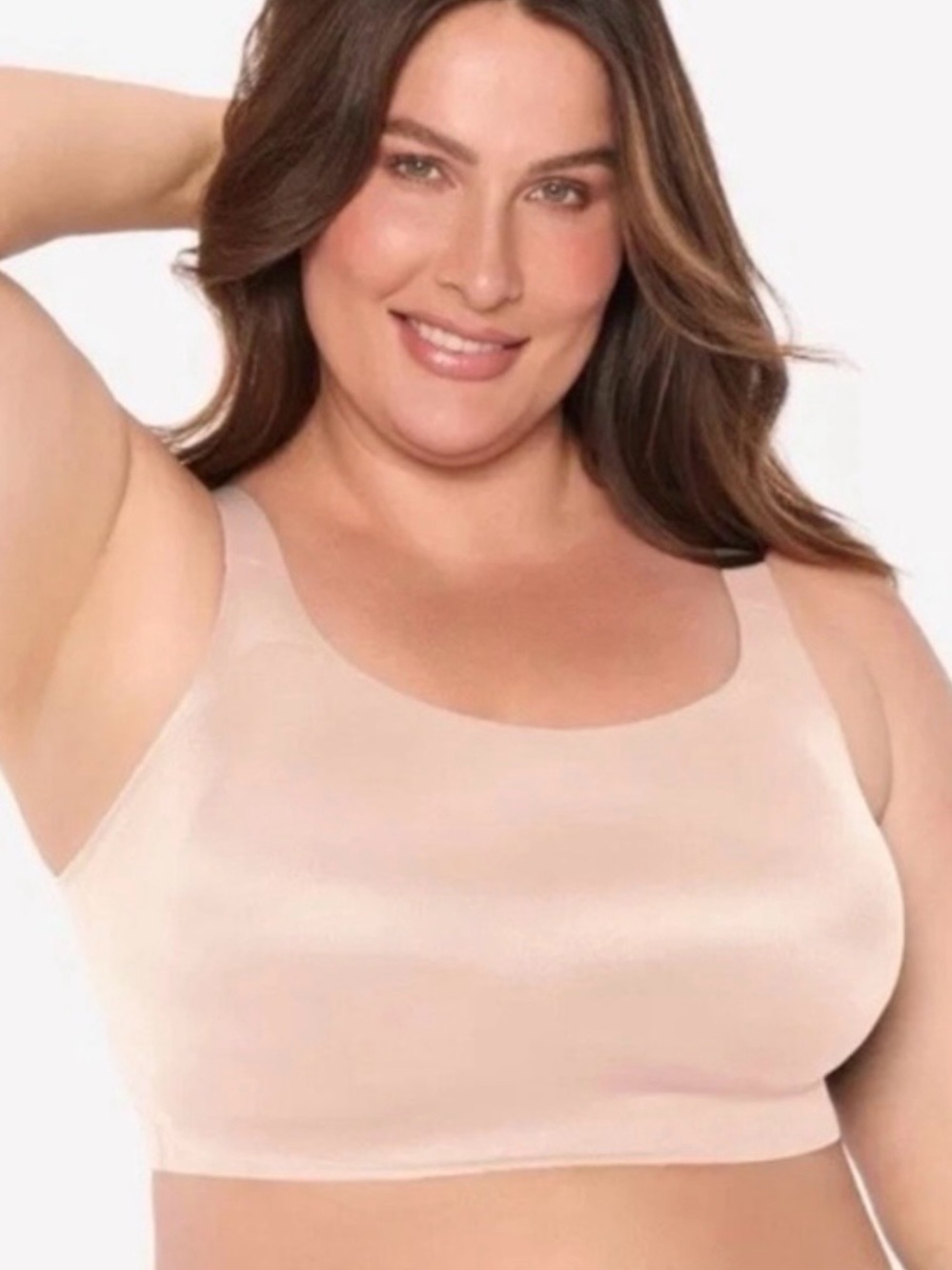 RUBY RIBBON Original Demiette Tan Bra Size 38